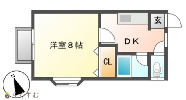 フォレスト希望が丘 202 間取り図