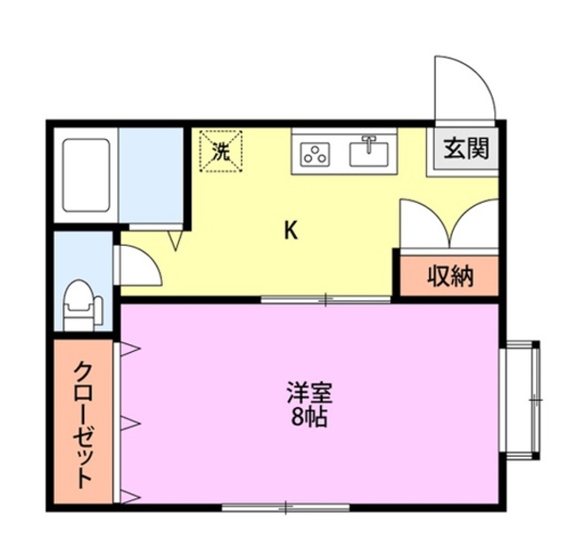 メゾンテリー 201 間取り図