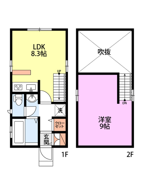 マゴコロ・ヴィレッタ杉菜 20 間取り図