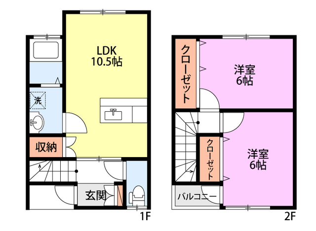 サンベリー B 間取り図
