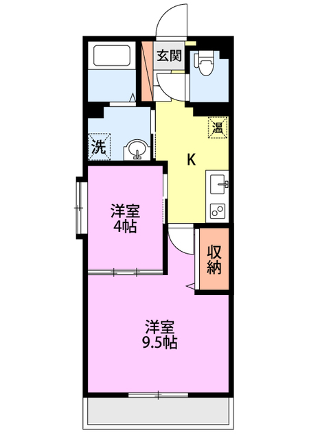 フレンド宮原 105 間取り図