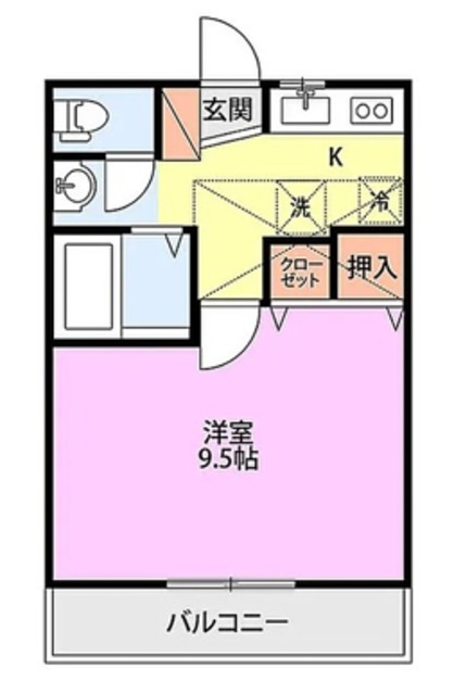 ライトウィン 104 間取り図