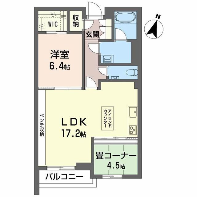 ＡＺＵＲ米山 109 間取り図