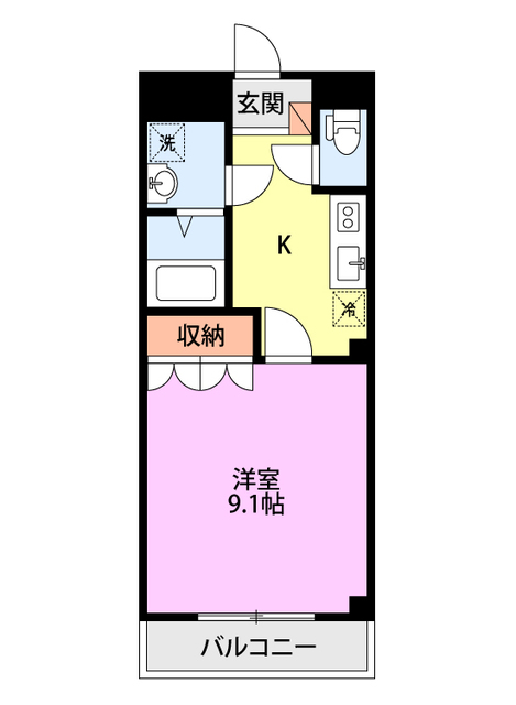 グランシャリオ 202 間取り図