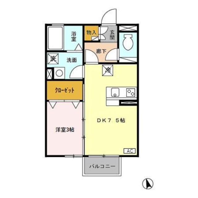 セラフィータ 203 間取り図