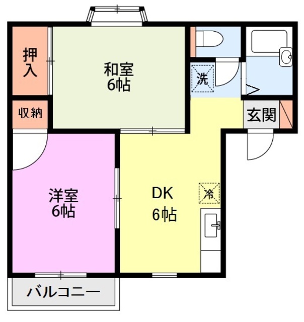 メンバーズタウン　ラシュレ B103 間取り図