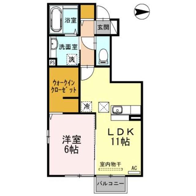 たてのきコート 106 間取り図