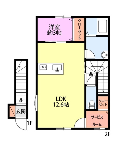 ペオーニア 203 間取り図