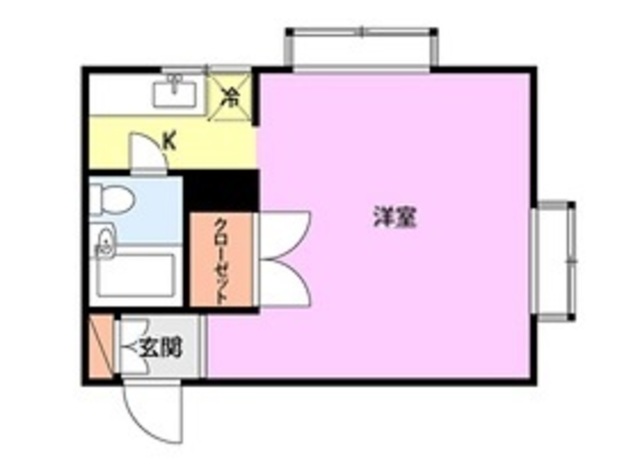コーポあかさわ 7 間取り図