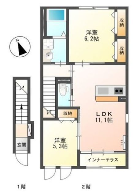 フォーエバー　クローバー　イリデッセント 0202 間取り図