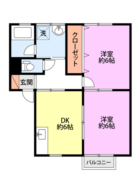 オーディアスⅠ 203 間取り図