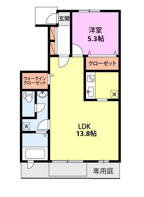 SWEET  BOA B103 間取り図
