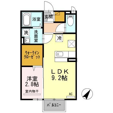 マリオン　Ⅱ 105 間取り図