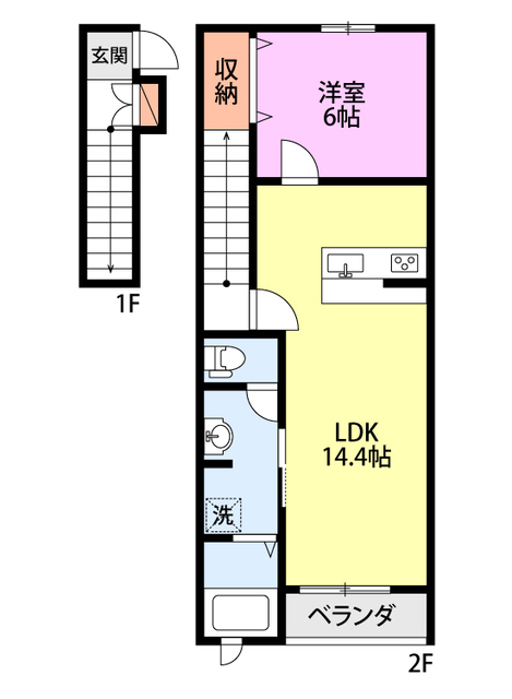 エトピリカ 302 間取り図