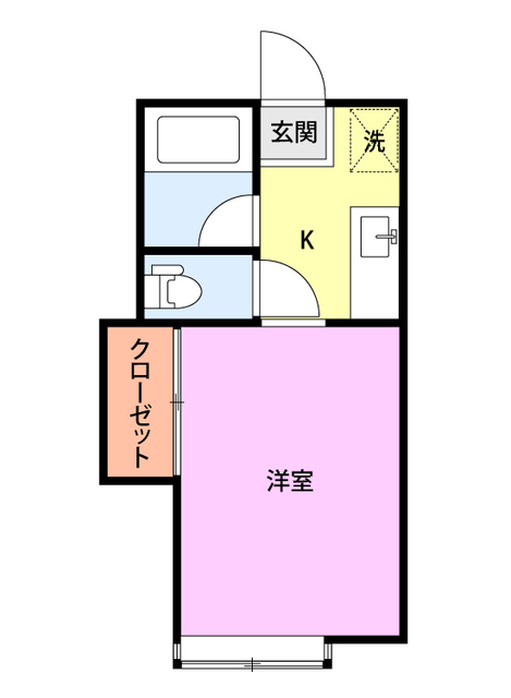アイビーハウス 206 間取り図