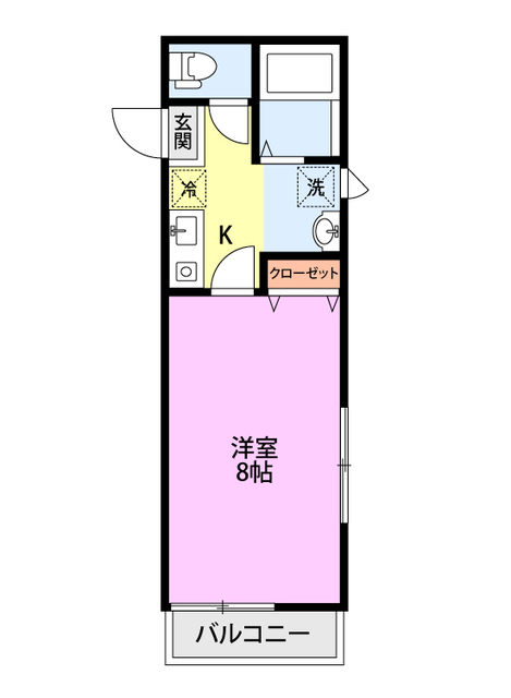 サンハイム弘和 102 間取り図