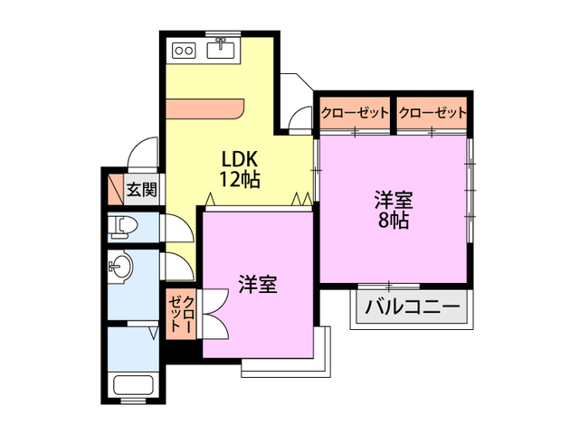 パピュラ 201 間取り図