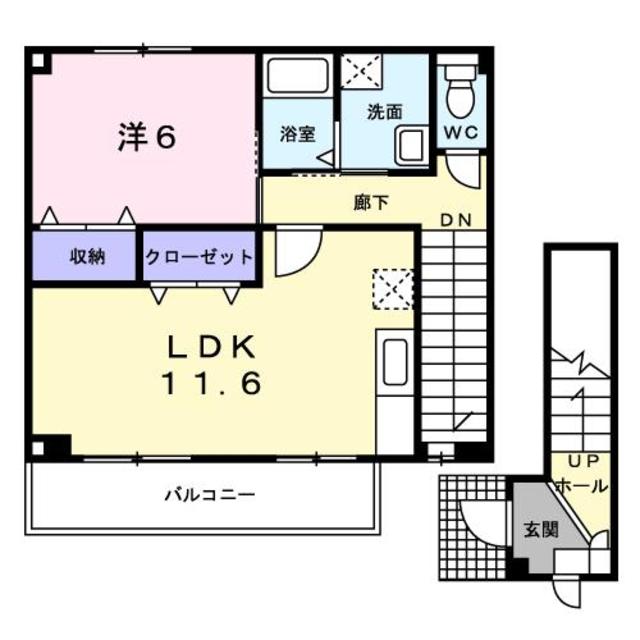リバーサイド　セイバリー 203 間取り図