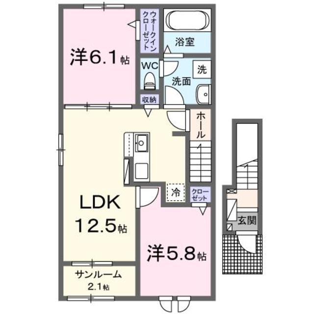 ル・ブリス 201 間取り図