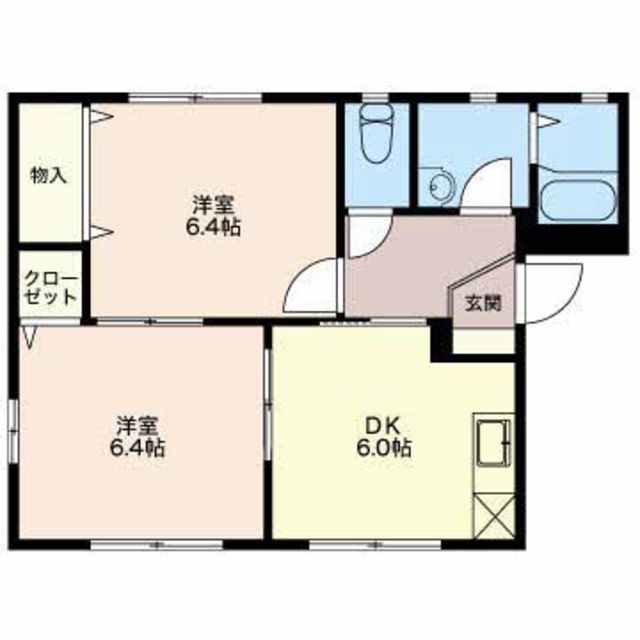 グリーンヒル　３ 201 間取り図