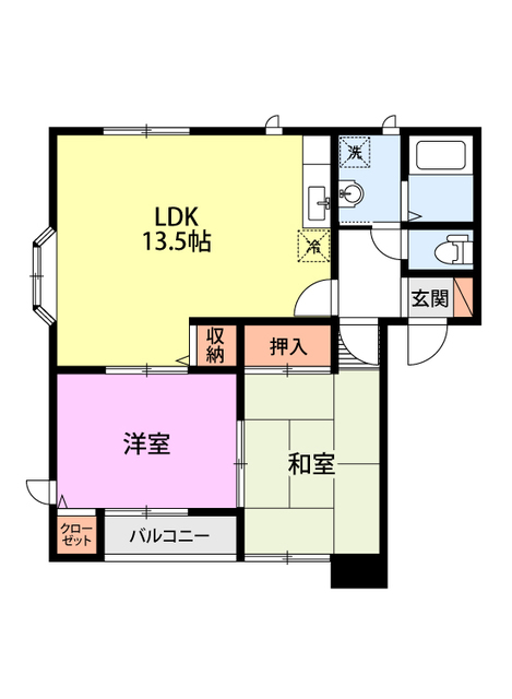 ジョイフルながた 101 間取り図