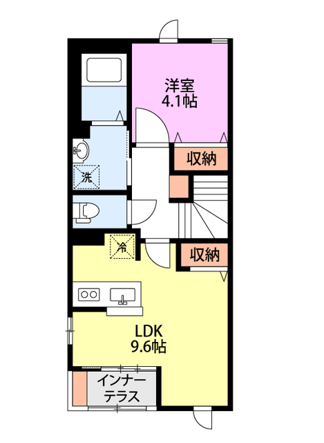 グロワールⅡ 203 間取り図