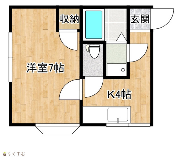 アザレアハイム 1 間取り図
