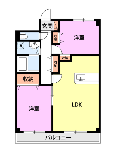 リーベンヴィラ 303 間取り図