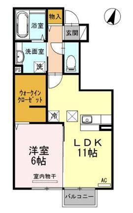 サニーハイム寺尾 105 間取り図