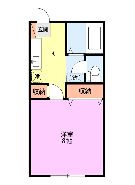 コーポ舟戸 103 間取り図