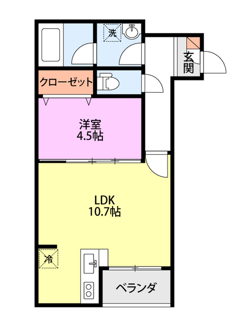 Common北葉町 205 間取り図