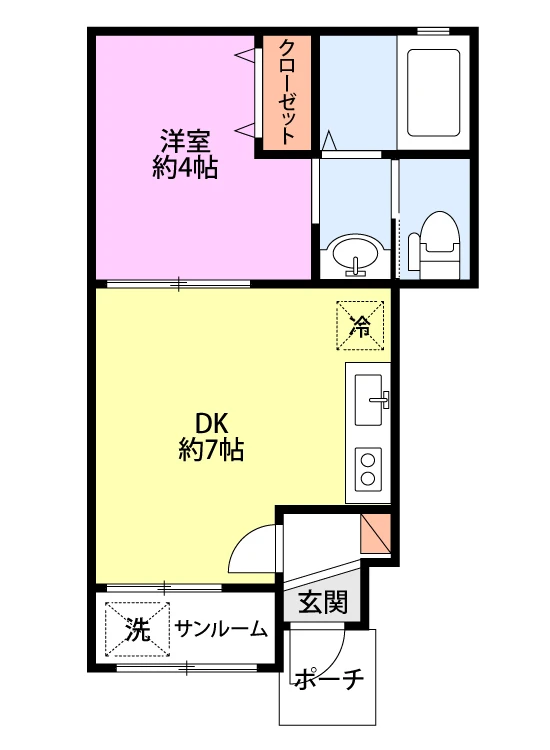 グランシエルI 103 間取り図