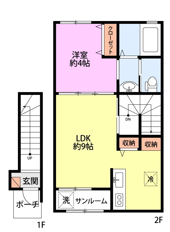 グランシエルII 205 間取り図