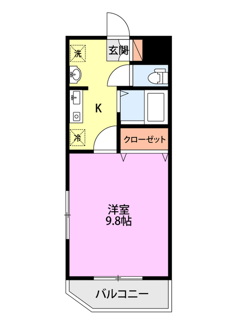 グランコート石宮 605 間取り図