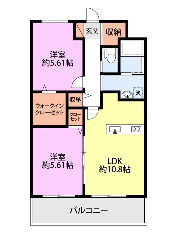 プレアデス 202 間取り図