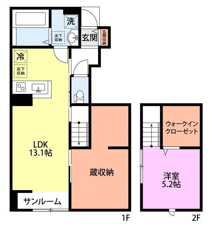 ベルリード緑町 102 間取り図