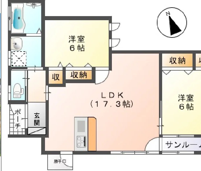 copine/コピーヌ 1 間取り図