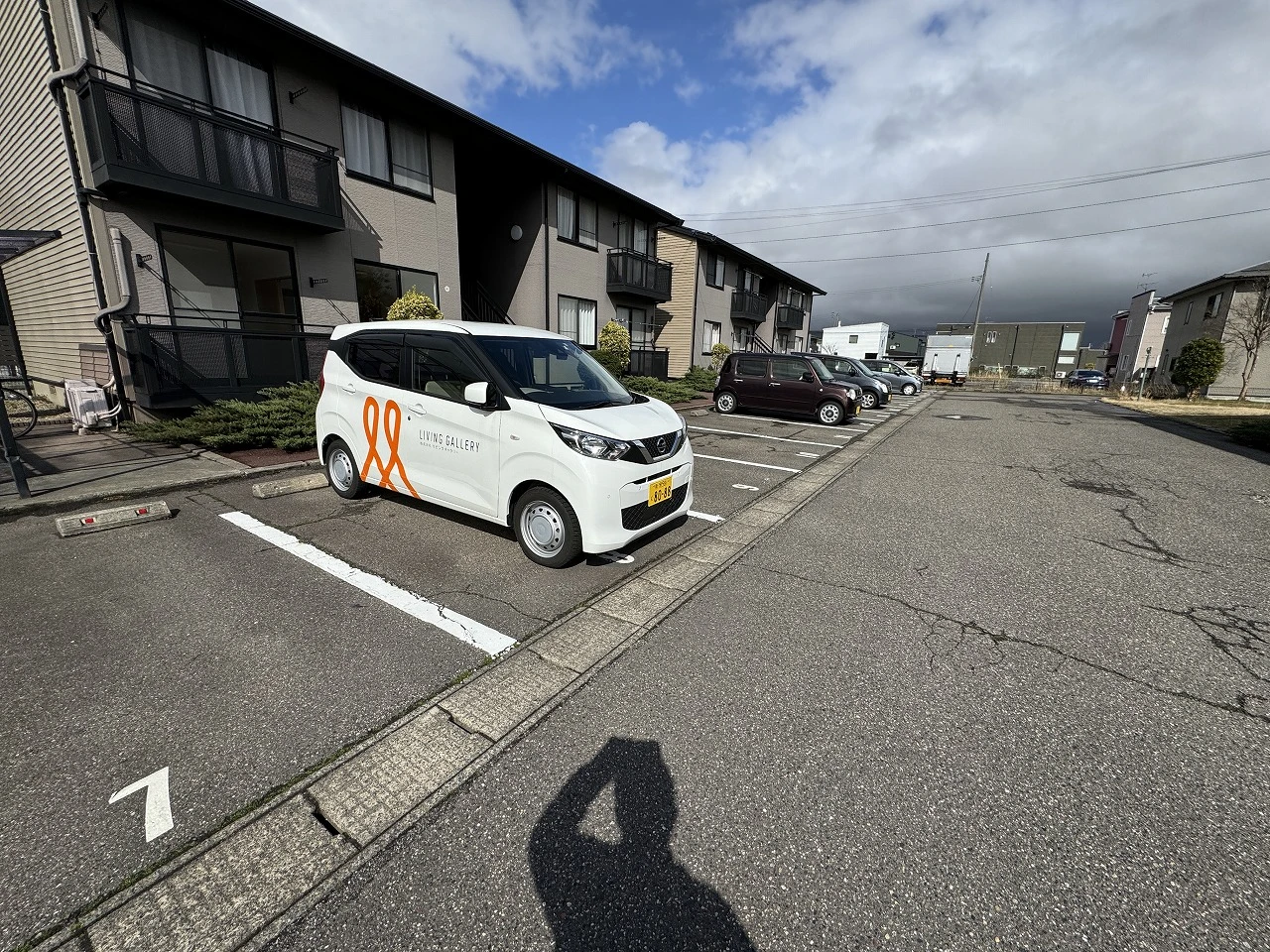リーフガーデンA 101 駐車場