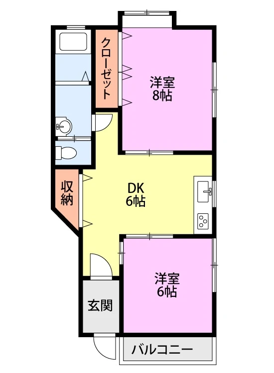 コベントガーデン C 間取り図