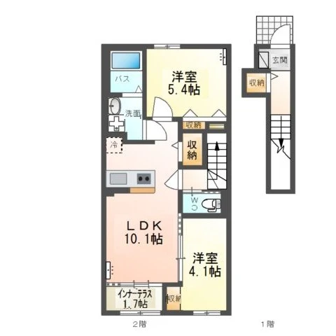 カヴァロ 207 間取り図