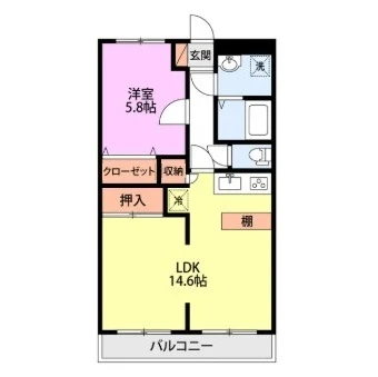 Dolcevita（ドルチェヴィータ） 103 間取り図