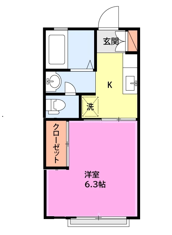 グランメール寺尾台 101 間取り図