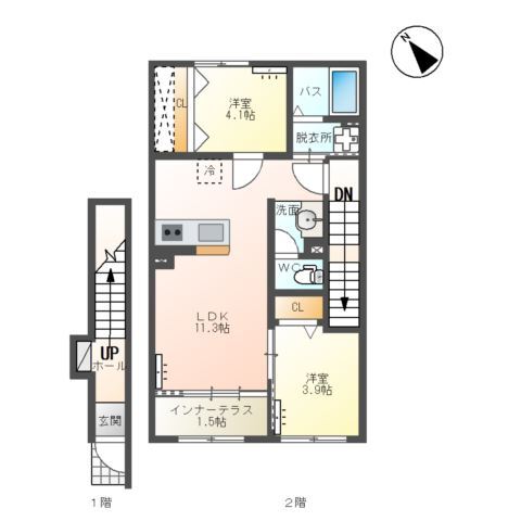 ベスト プレイス 203 間取り図