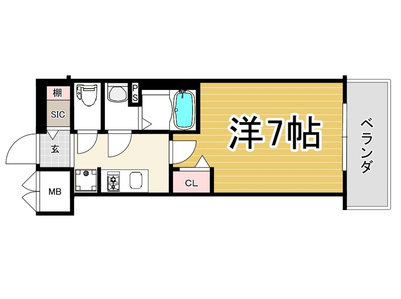 ファステート難波グランプリ 604 間取り図