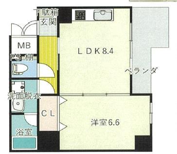 ＥＳ－Ｇｒａｎｄｅ　Ｕｍｅｄａｋｉｔａ 0601 間取り図