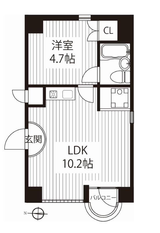 STAY CITY同心 201 間取り図