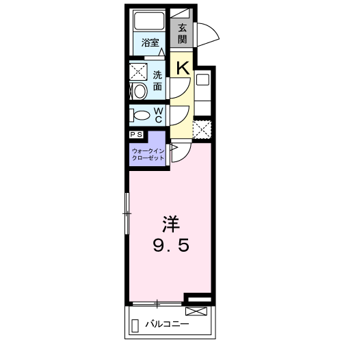 ネオライヴズ 岸部 203 間取り図