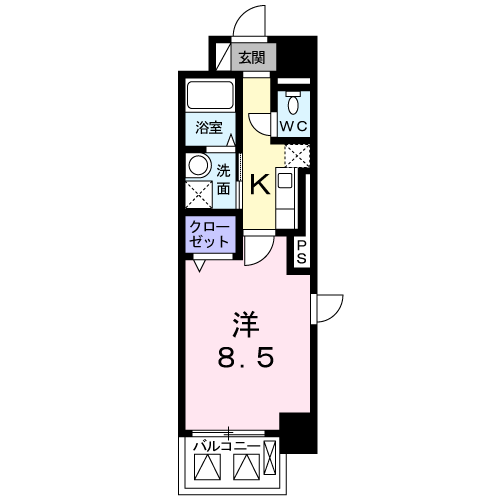 ｂｒｉｓａ ｆｅｌｉｚ 501 間取り図