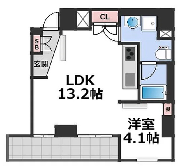 ラジエーションコート 303 間取り図