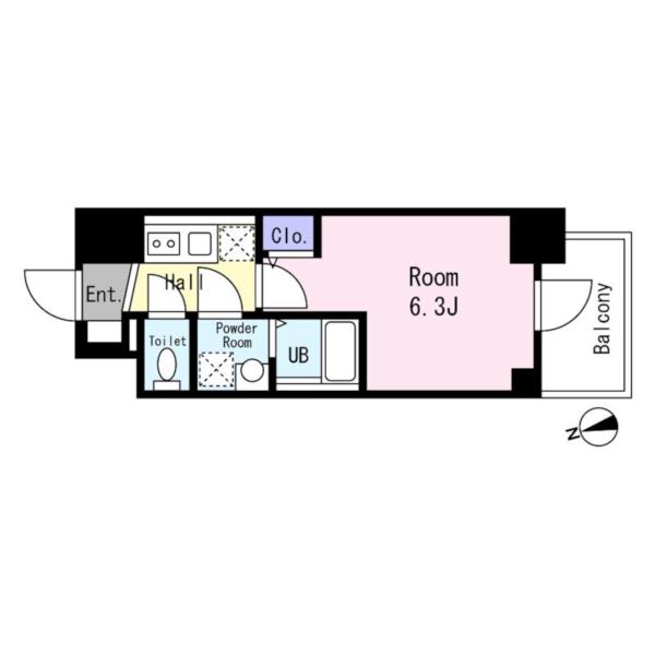 エスリード大阪ＮＥＸＵＳ 306 間取り図